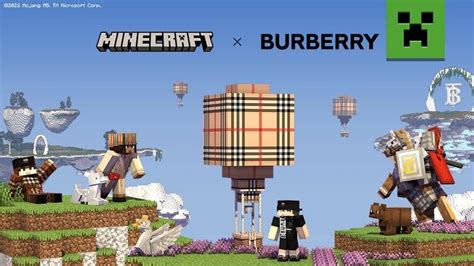 burberry minecraft|minecraft x burberry.